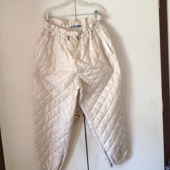 Woman’s future Y2k Parachute quilted fall collective ski jogger drawstring pants - Picture 3 of 14